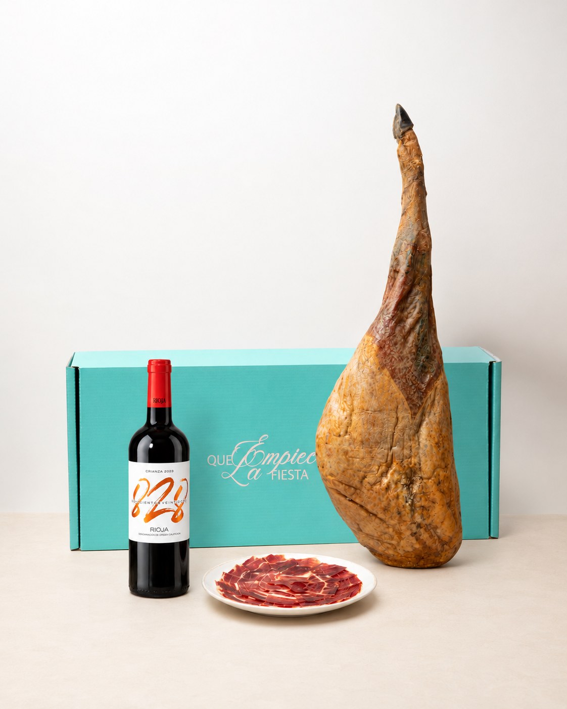 Caja Esencia Jamonera de Mireia Sanchis con todo su contenido