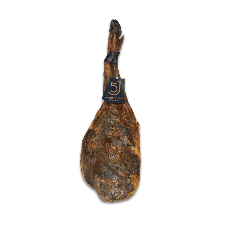 Paleta de bellota 100% ibérica Cinco Jotas 5J con brida negra D.O. Jabugo